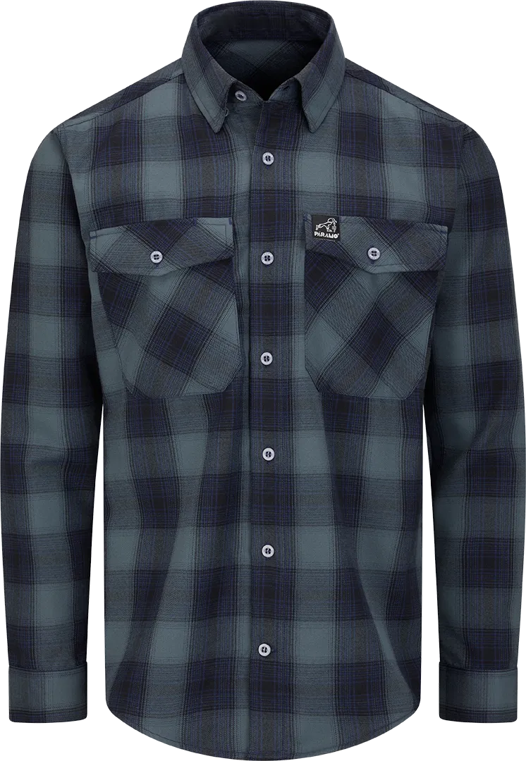 M Katla Shirt Rock Plaid Front