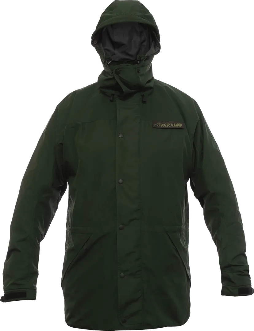 Mens Cascada Waterproof Jacket Forest Front