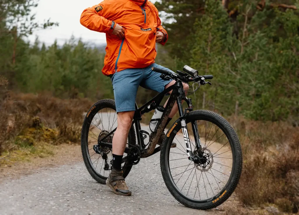 Active Mountain Biking Man In Mens Velez Shorts 4