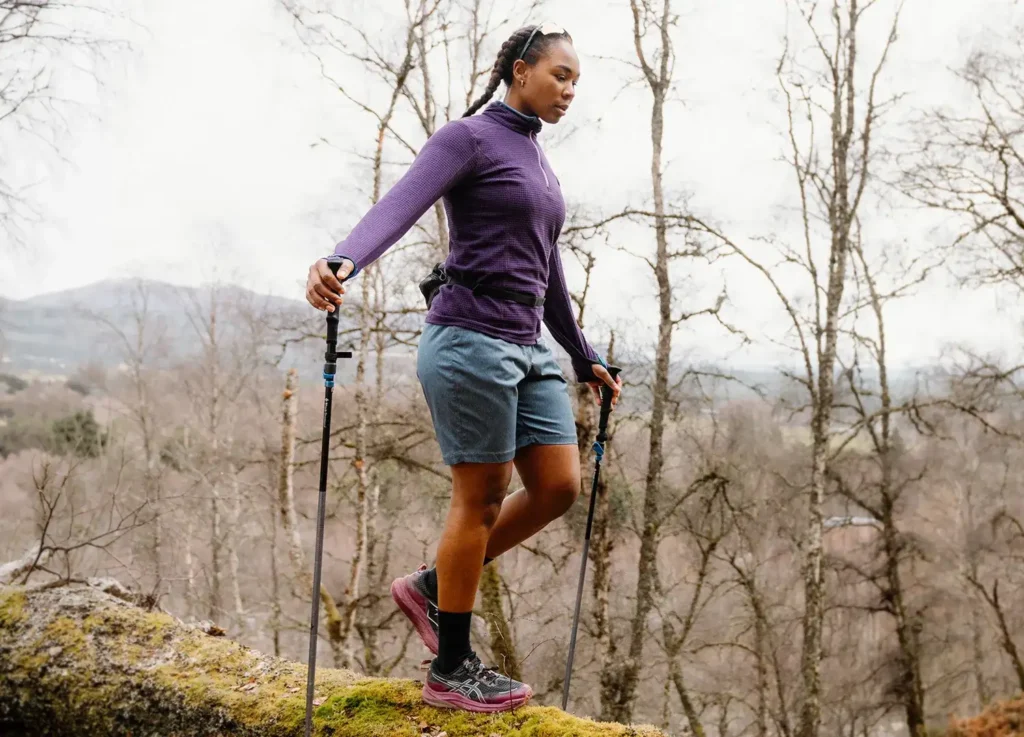 Women Hiking In Womens Velez Shorts (1)