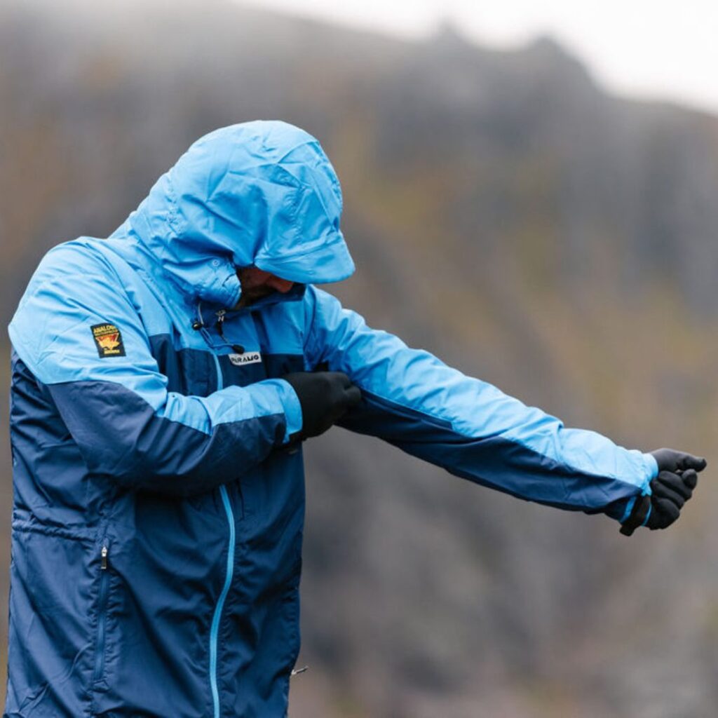Staying Comfortable in your waterproof means key features like zipped arms